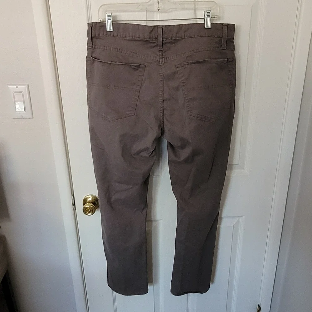 U.S. Polo‎ Assn. Pants Mens 36x30 Taupe Brown Straight Leg Activate Stretch